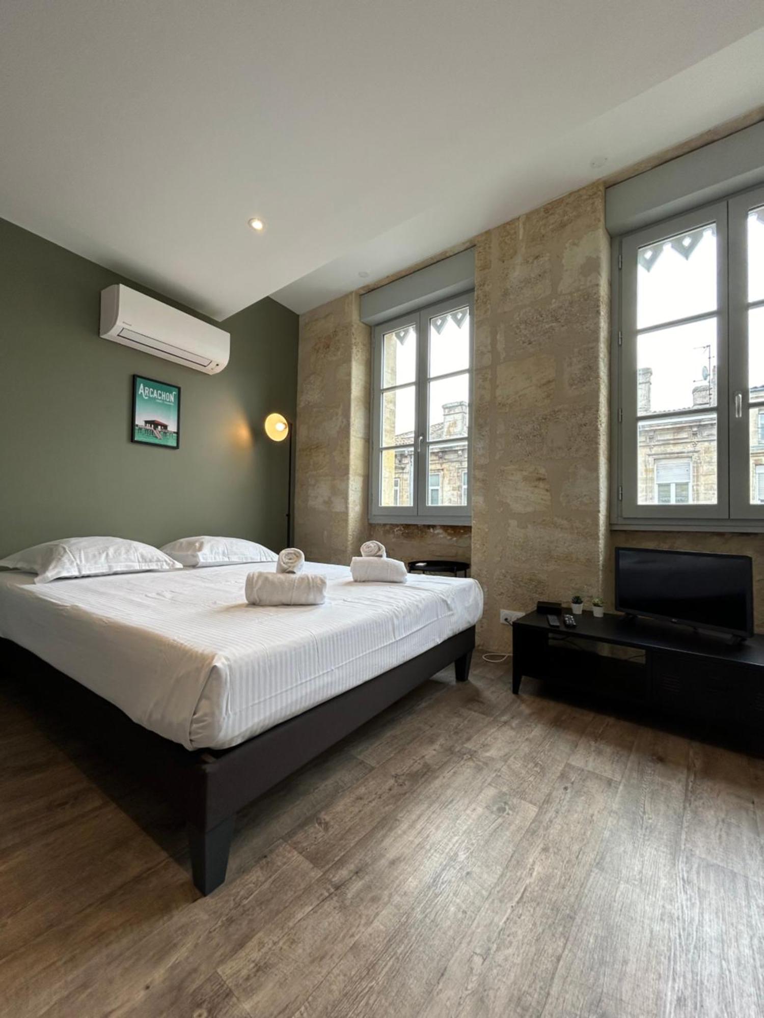 בורדו Studio Lumineux Avec Climatisation Pour 2 Personnes מראה חיצוני תמונה